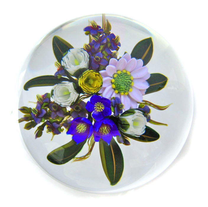 Farfalla Paperweight Rosenfeld Ken Bukett Faith KR 212