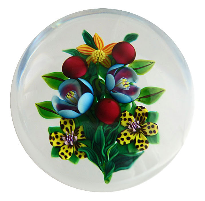 Farfalla Paperweight Rosenfeld Ken Bukett Imagination KR 2393