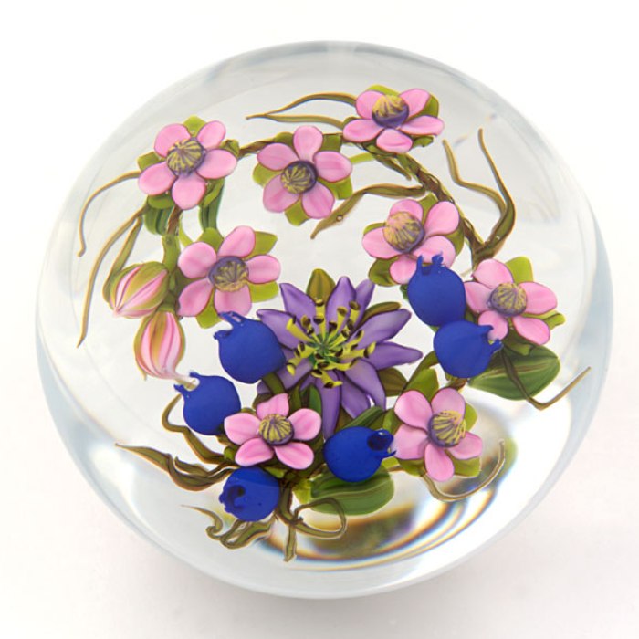 Farfalla Paperweight Rosenfeld Ken Bukett Lambada KR 194