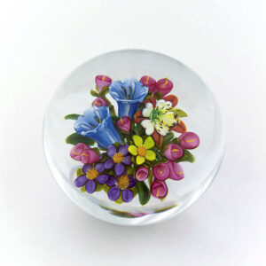 Farfalla Paperweight Rosenfeld Ken Bukett Maja KR 192