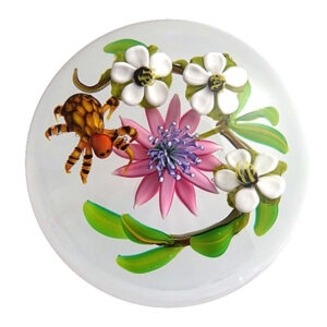 Farfalla Paperweight Rosenfeld Ken Bukett Miniatur KR 2602