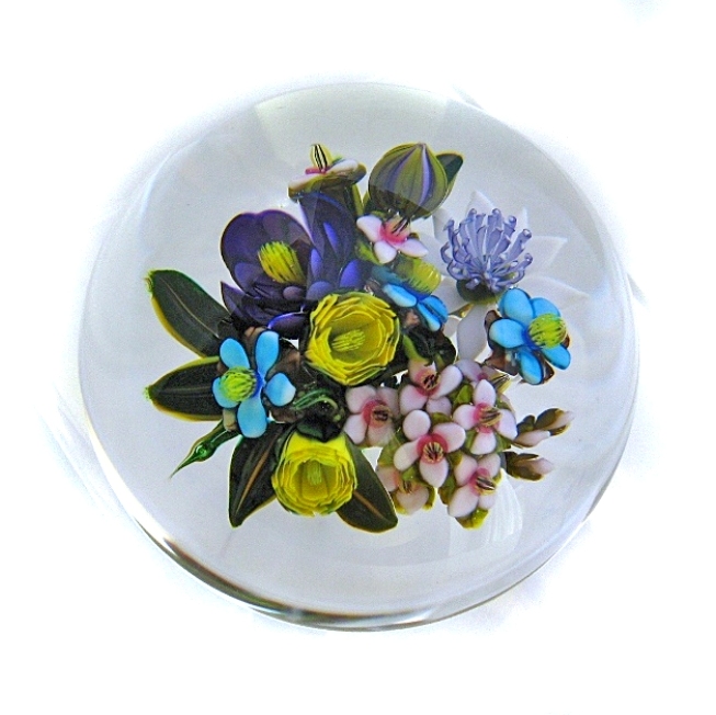 Farfalla Paperweight Rosenfeld Ken Bukett Zoe KR 214