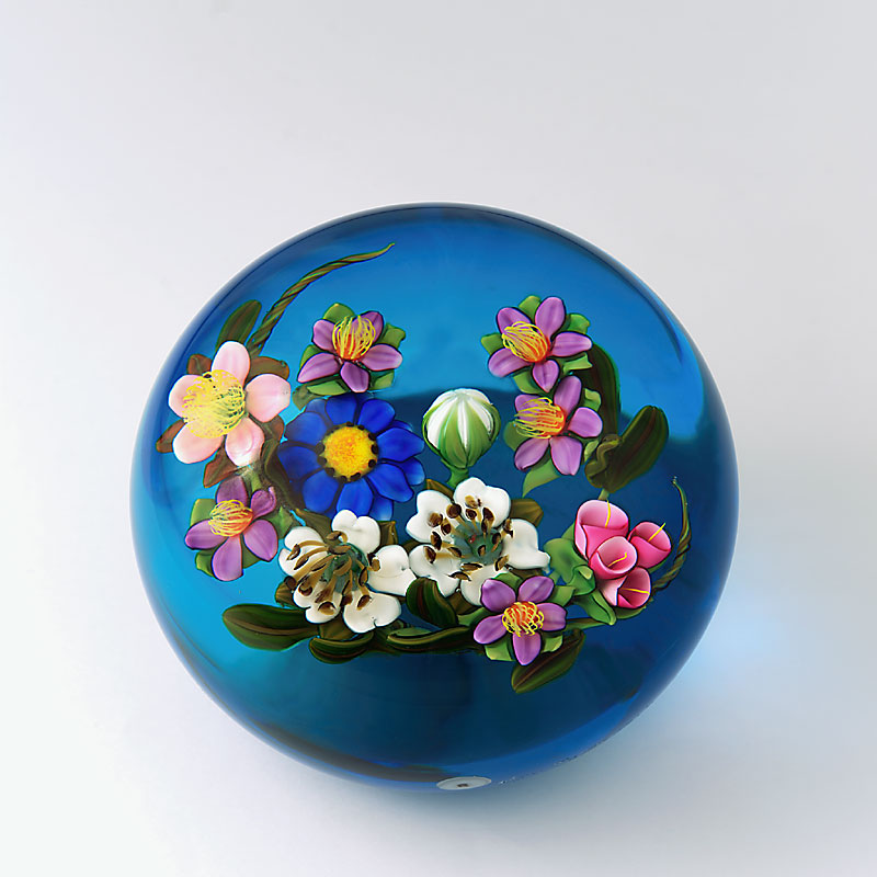 Farfalla Paperweight Rosenfeld Ken Bukett quot Nadine quot KR 180