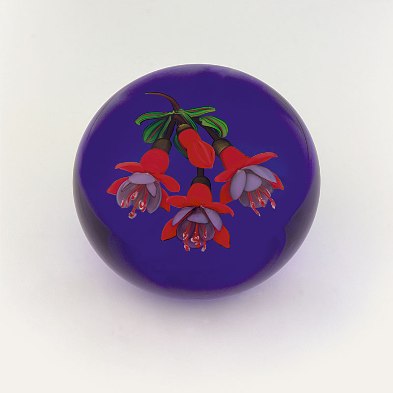 Farfalla Paperweight Rosenfeld Ken Fuchsien KR 188