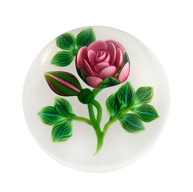 Farfalla Paperweight Rosenfeld Ken Rose Amulett KR 135