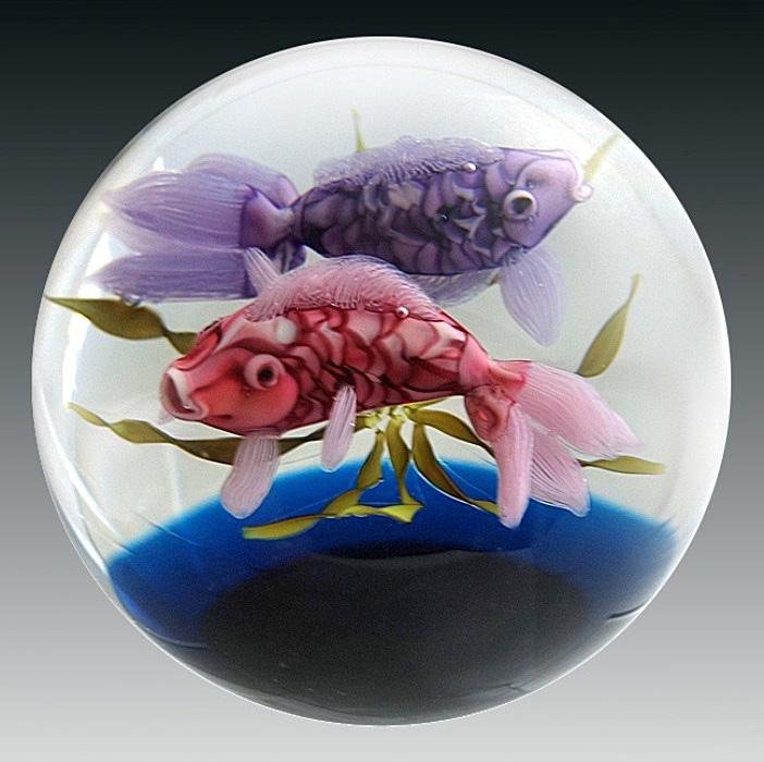 Farfalla Paperweight Rosenfeld Ken Zierfische Kens neuestes Design KR 223