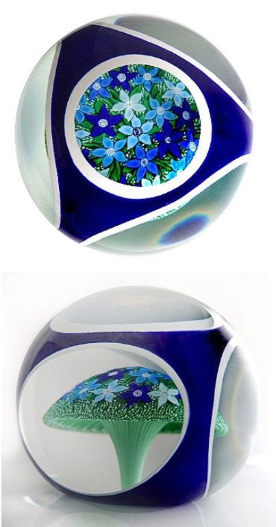 Farfalla Paperweight Saint Louis Anthémis SL 601