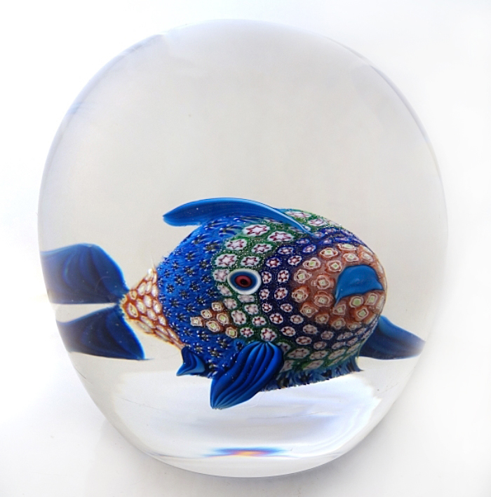 Farfalla Paperweight Saint Louis Aquarium SL 96113