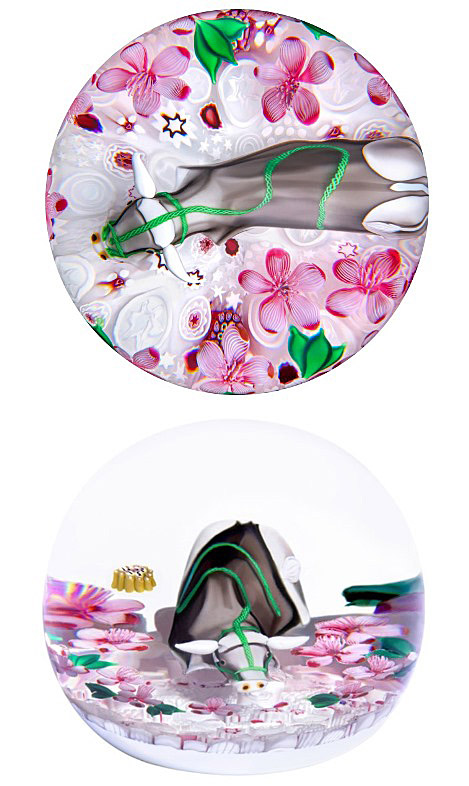 Farfalla Paperweight Saint Louis Buffle The Ox SL 210100