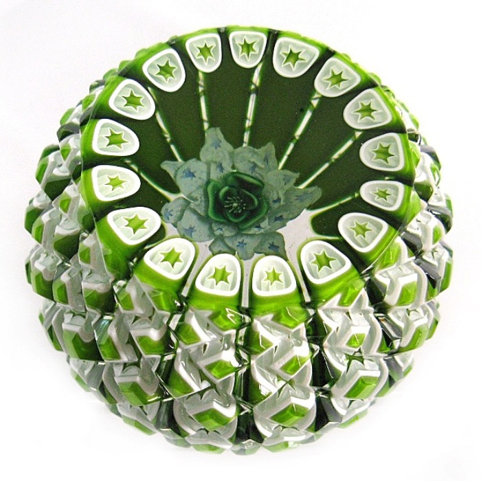Farfalla Paperweight Saint Louis Cactus SL 12400