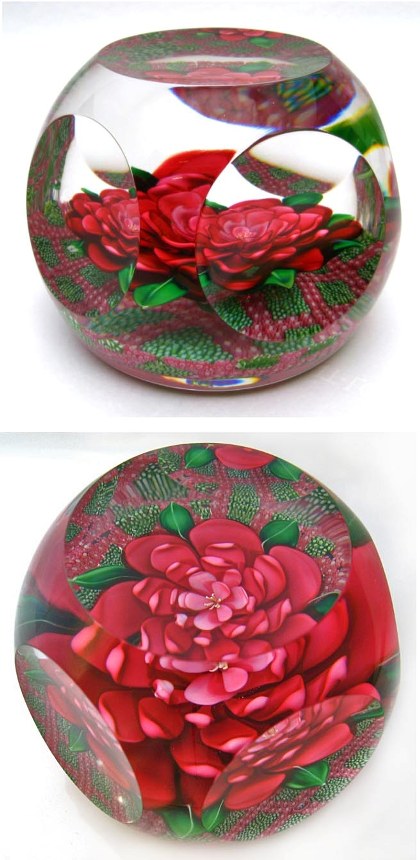 Farfalla Paperweight Saint Louis Camélia SL 80500