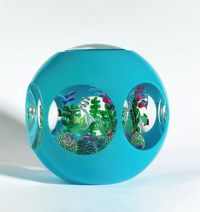 Farfalla Paperweight Saint Louis Caraibes SL 20100