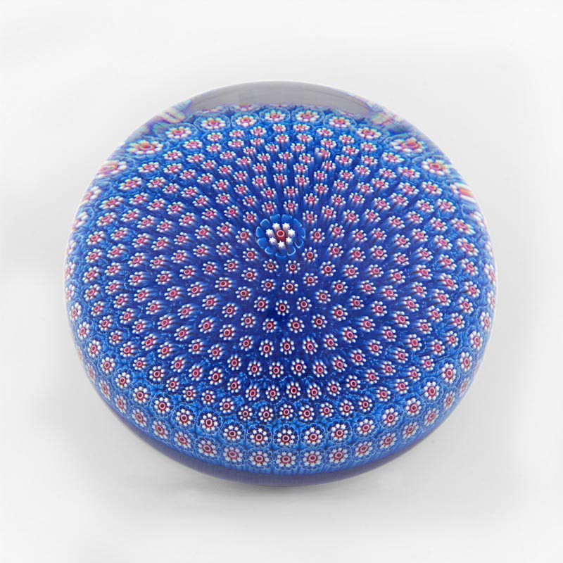Farfalla Paperweight Saint Louis Carpet Ground SL 082