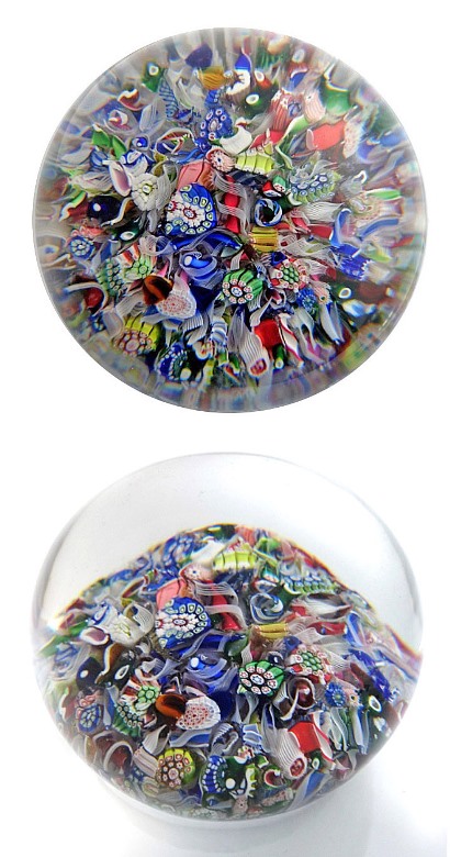 Farfalla Paperweight Saint Louis End of Day II 1033 SL