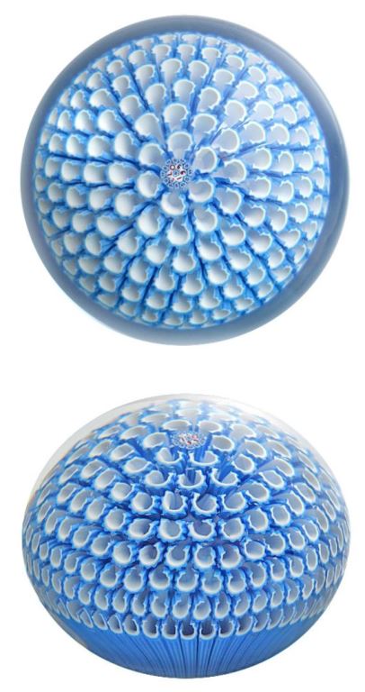 Farfalla Paperweight Saint Louis Fioretti Honeycomb SL 205 5