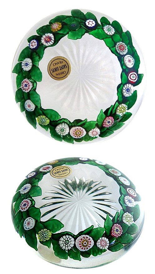 Farfalla Paperweight Saint Louis Girlande SL 054 5