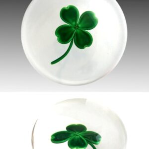 Farfalla Paperweight Saint Louis Gluecksklee SL 92GK