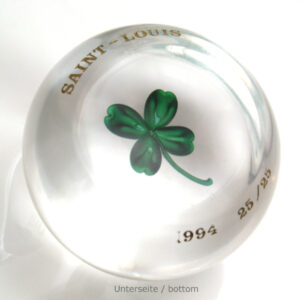Farfalla Paperweight Saint Louis Gluecksklee SL 94GK