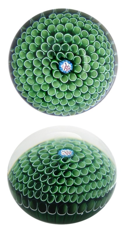 Farfalla Paperweight Saint Louis Harmonie Honeycomb SL 881 3