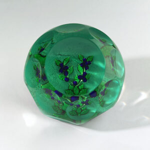 Farfalla Paperweight Saint Louis Heidelbeeren SL 871