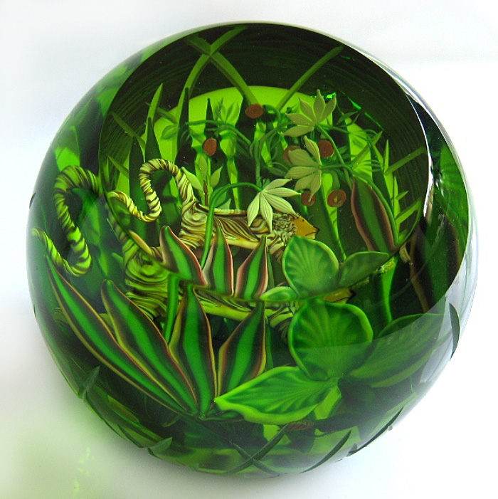 Farfalla Paperweight Saint Louis LÉO LE TIGRE SL 100100