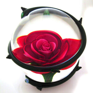 Farfalla Paperweight Saint Louis La Rose SL 110500