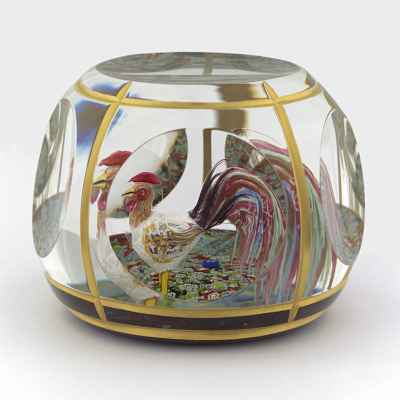 Farfalla Paperweight Saint Louis Le Coq SL 50100