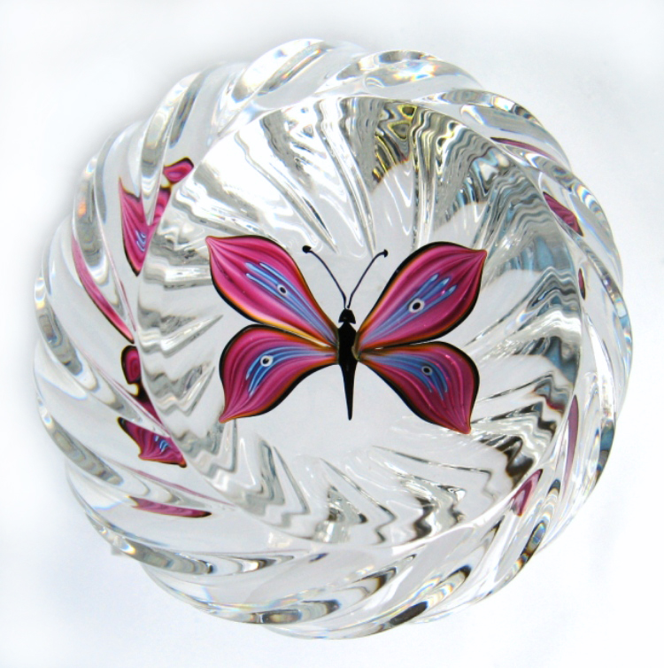 Farfalla Paperweight Saint Louis Le Papillon SL 110400