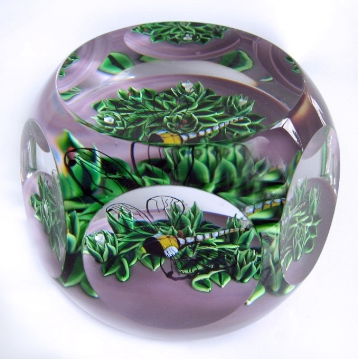 Farfalla Paperweight Saint Louis Libellule SL 98806
