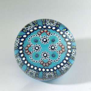 Farfalla Paperweight Saint Louis Magic blue SL 30200