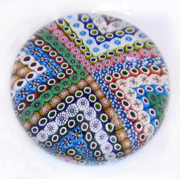 Farfalla Paperweight Saint Louis Millefiori ALHAMBRA SL 870