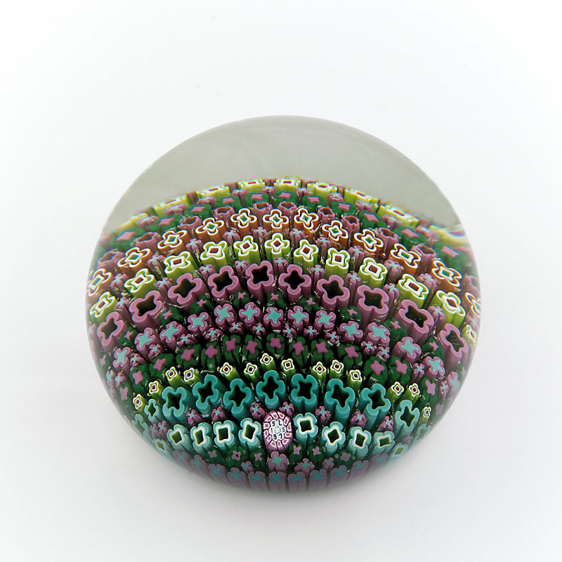 Farfalla Paperweight Saint Louis Millefiori Hawaii SL 025