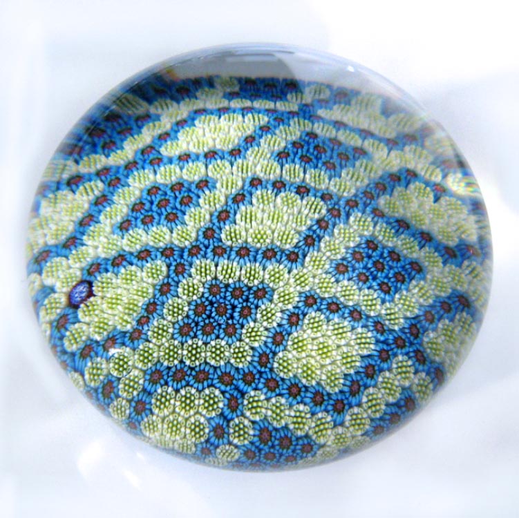 Farfalla Paperweight Saint Louis Millefiori JACQUART SL 255