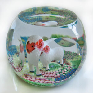 Farfalla Paperweight Saint Louis Mouton Schlaf Kindchen schlaf SL 20800 2