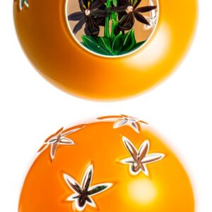 Farfalla Paperweight Saint Louis Orchidée Noire SL 20400