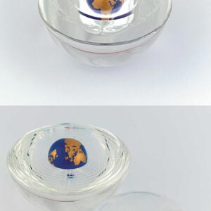 Farfalla Paperweight Saint Louis Planète Bleue SL 40400