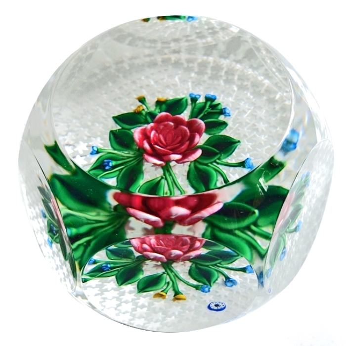 Farfalla Paperweight Saint Louis Printania SL 706 3