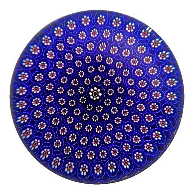 Farfalla Paperweight Saint Louis Ronja blau SL 707 2