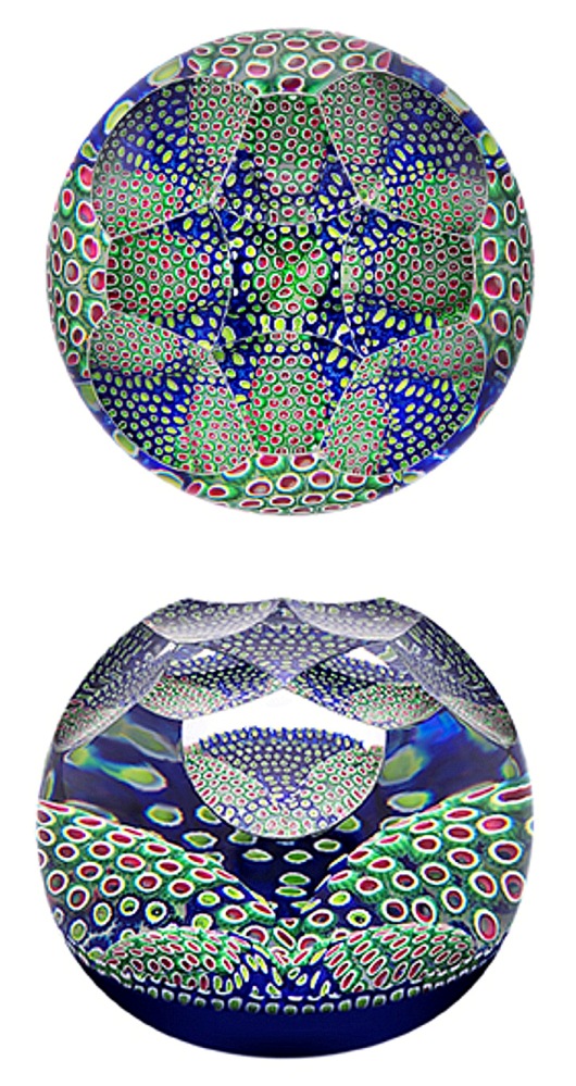 Farfalla Paperweight Saint Louis Sky View SL 1904
