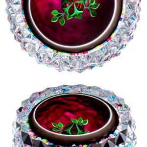 Farfalla Paperweight Saint Louis Sub Rosa SL 20500