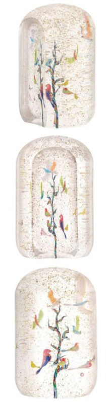 Farfalla Paperweight Saint Louis The Enchanted Aviary SL 22500