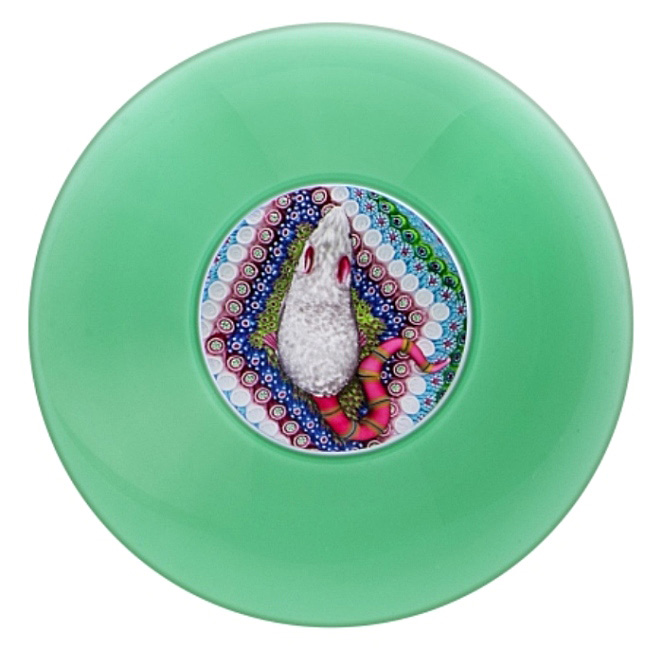 Farfalla Paperweight Saint Louis The Golden Rat SL 20 200