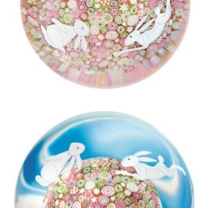 Farfalla Paperweight Saint Louis The Rabbit SL 22100