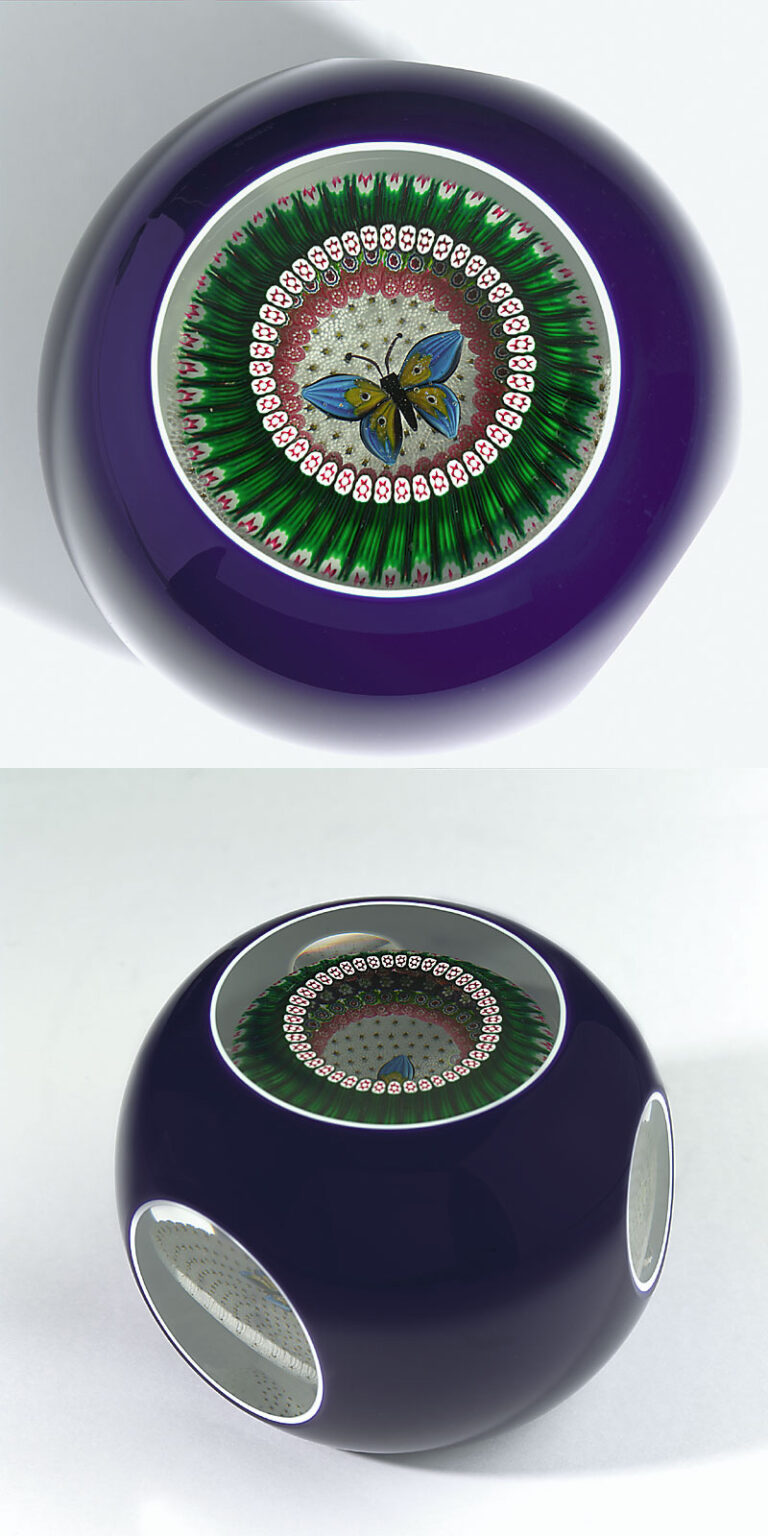 Farfalla Paperweight Saint Louis Voltige SL 903