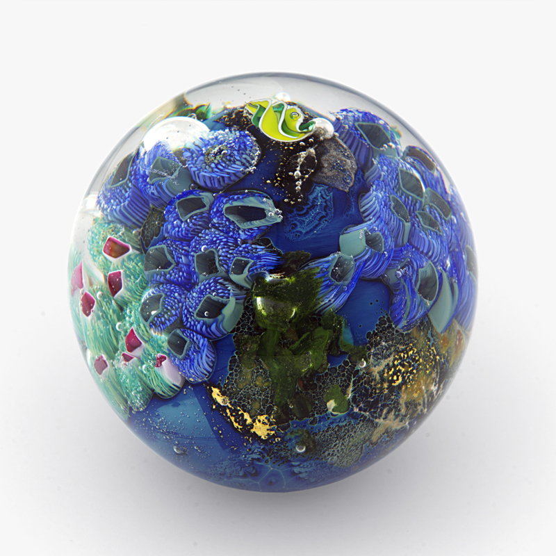 Farfalla Paperweight Simpson Josh Inhabited Planet JS 075 12