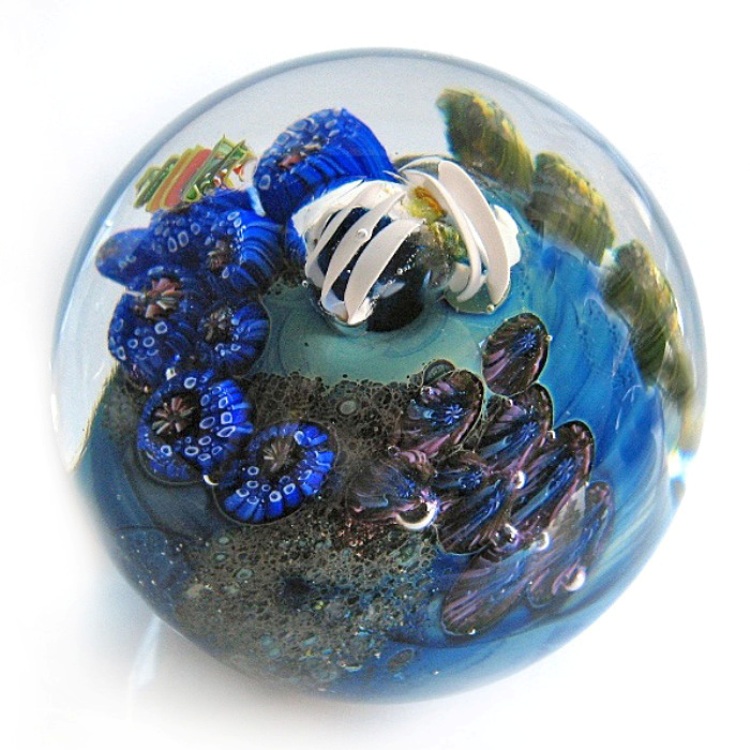 Farfalla Paperweight Simpson Josh Inhabited Planet JS 075 20