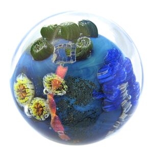 Farfalla Paperweight Simpson Josh Inhabited Planet JS 075 21