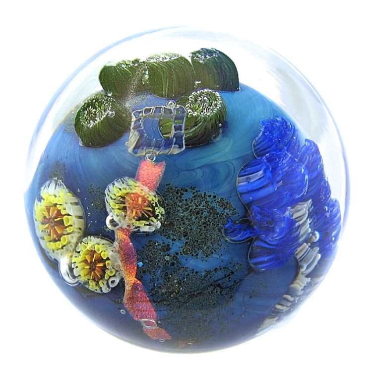 Farfalla Paperweight Simpson Josh Inhabited Planet JS 075 21