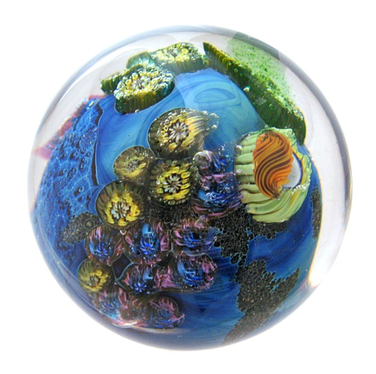 Farfalla Paperweight Simpson Josh Inhabited Planet JS 075 22