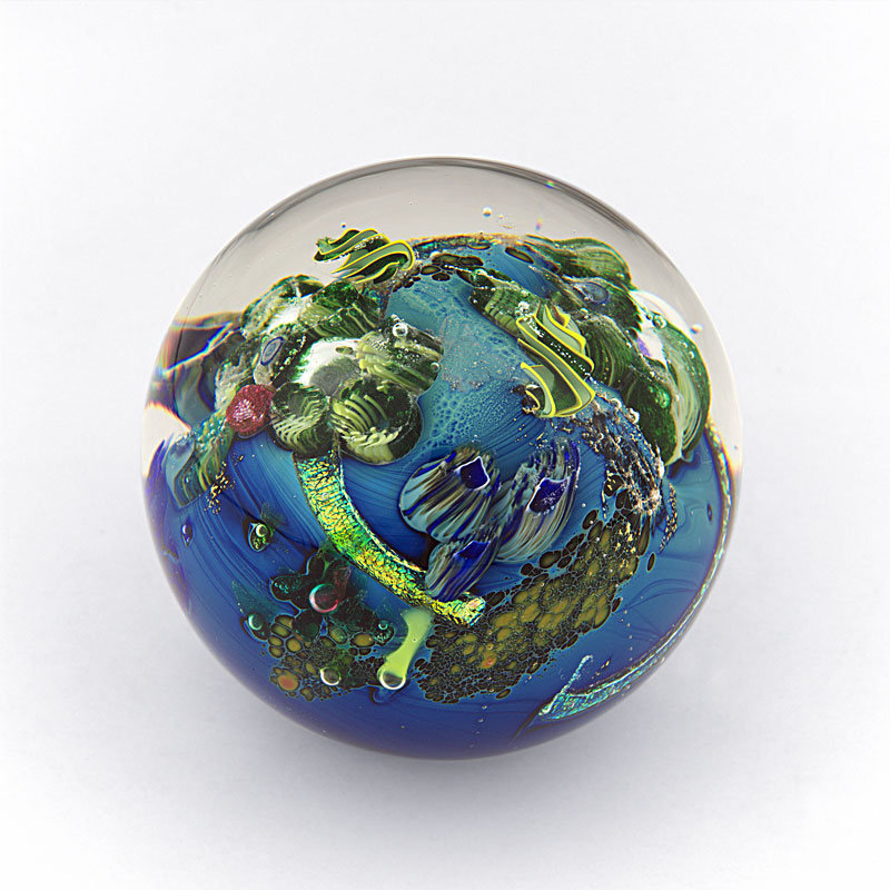 Farfalla Paperweight Simpson Josh Inhabited Planet JS 075 9